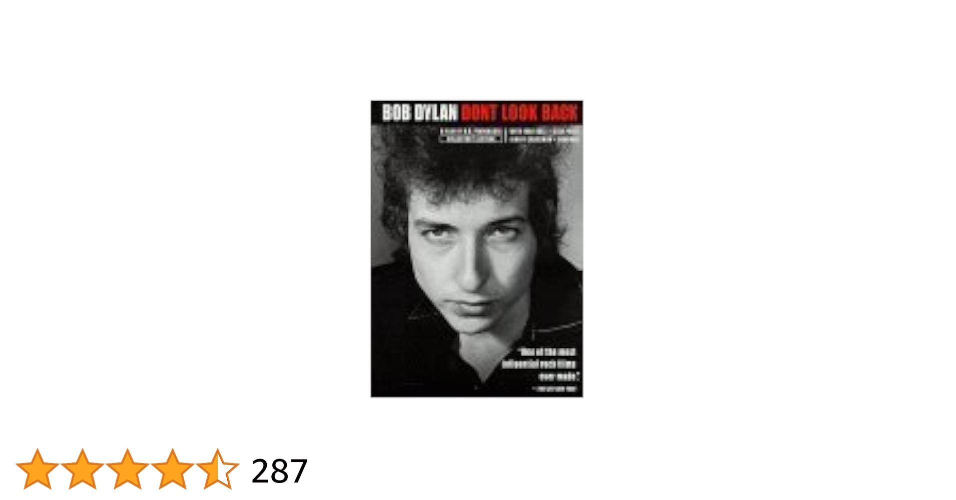 レア❗️ボブ・ディラン Don't Look Back 65ツアーデラックス レア❗️ボブ・ディラン Don't Look Back 65ツアーデラックス